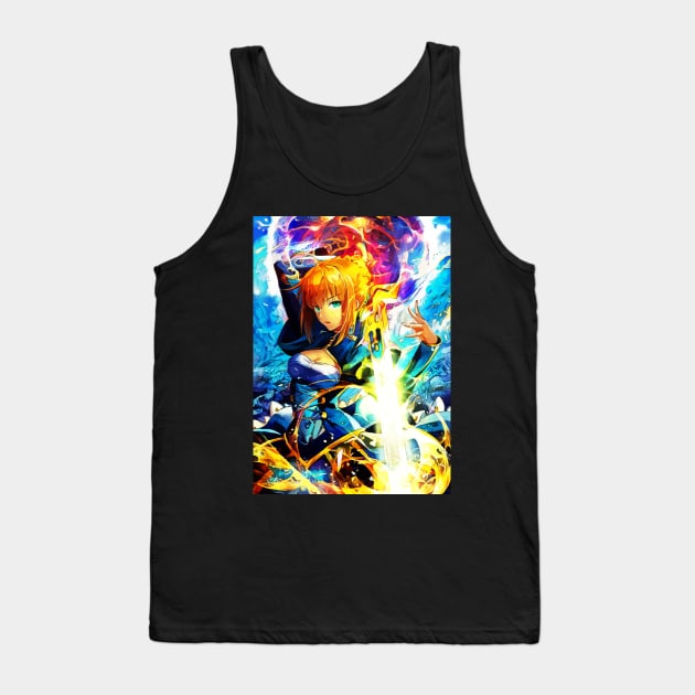 Colorful Peldragon Tank Top by hustlart